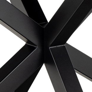 Stół rozkładany ceramiczny Heaven Actona | 168-210x90cm | Biały/Czarny