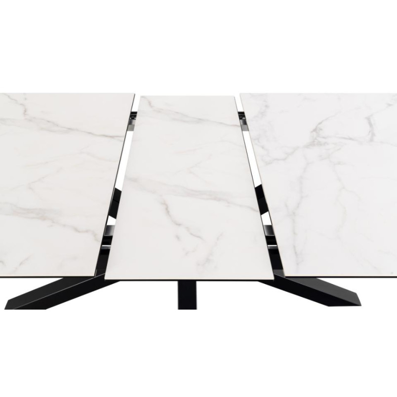 Stół rozkładany Actona Heaven: Biały marmur, 200-240x100cm - Kup Teraz!