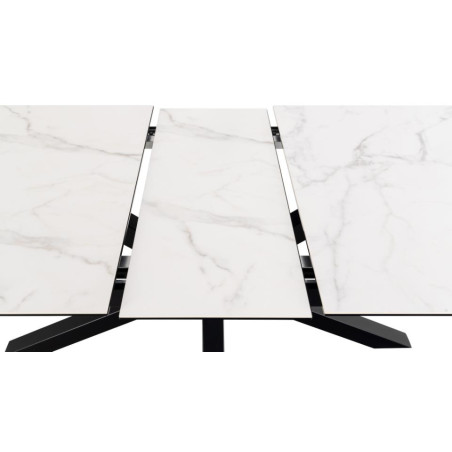 Stół rozkładany Actona Heaven: Biały marmur, 200-240x100cm - Kup Teraz!