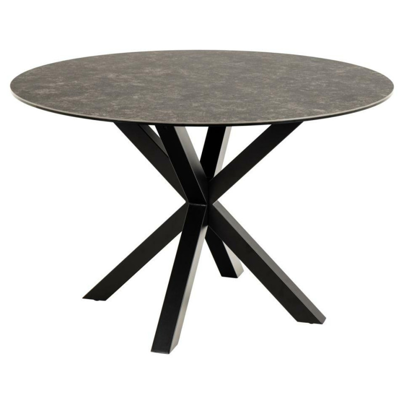 Stół ceramiczny Actona Heaven | Okrągły, Brązowy, 119cm - Lemco