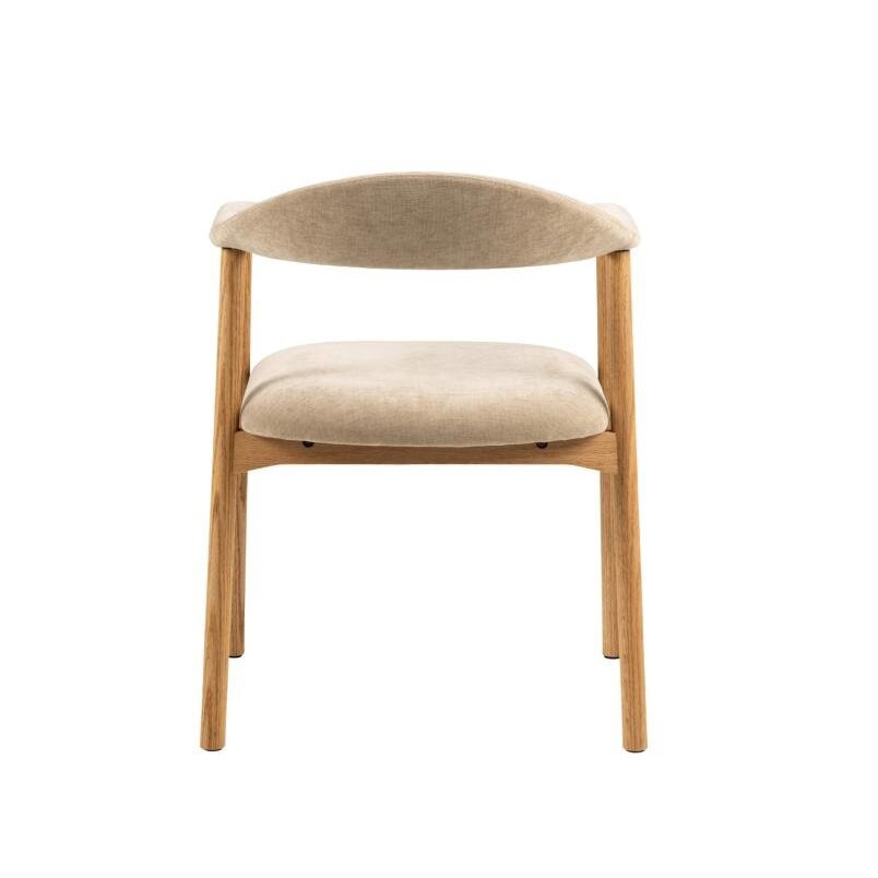 Krzesło Actona Addi: Drewno dąb, Beżowy – Stylowy Design