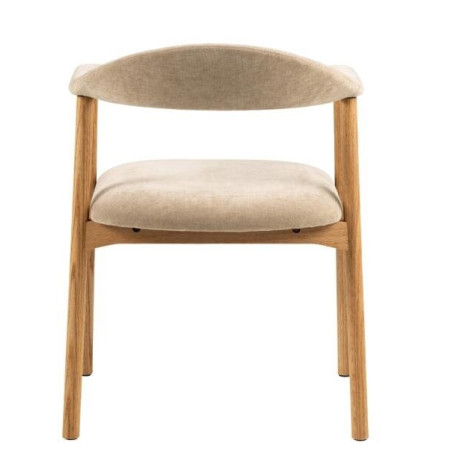 Krzesło Actona Addi: Drewno dąb, Beżowy – Stylowy Design