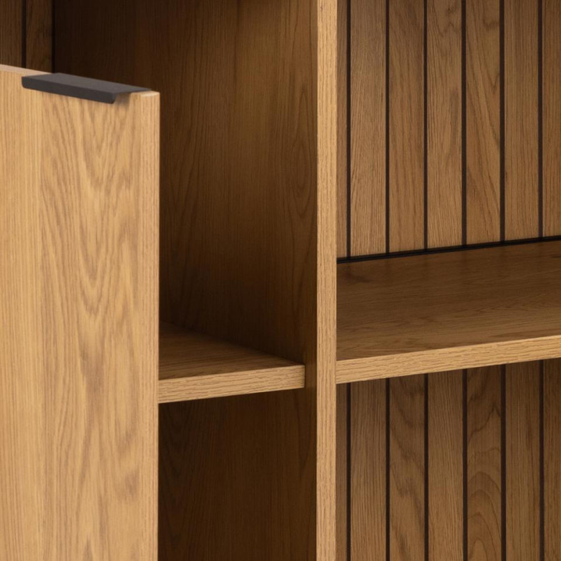 Komoda PRL Actona Colima | Owalny Design, Dąb Dziki