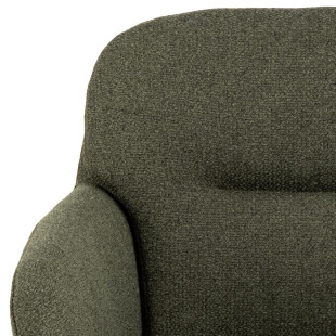 Krzesło fotelowe Dora Actona - zielone, czarne nogi | Komfortowy design