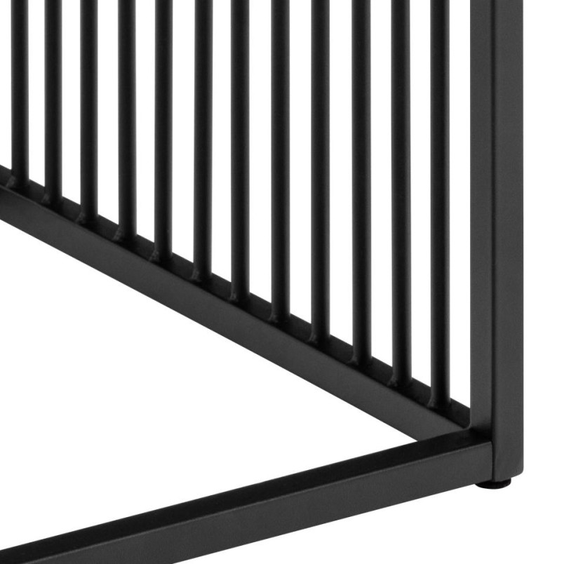 Stolik loft Actona Strington | 40x40cm | Dąb/Czarny