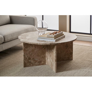 Stolik marmurowy okrągły Vega Actona | 90cm | Elegancki Design