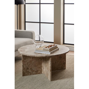 Stolik marmurowy okrągły Vega Actona | 90cm | Elegancki Design