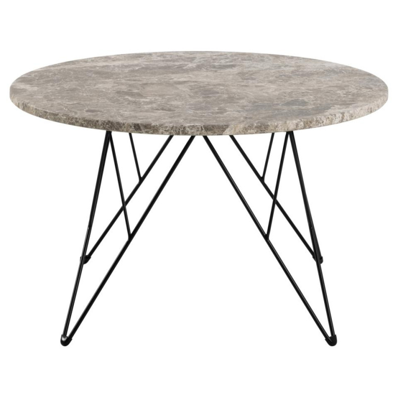 Stolik Actona Prunus: Okrągły, Marmurowy, 80cm - Elegancki Design