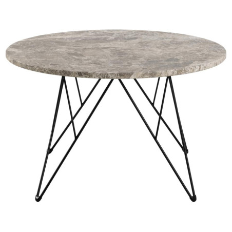Stolik Actona Prunus: Okrągły, Marmurowy, 80cm - Elegancki Design