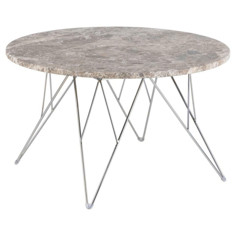 Stolik Actona Prunus | Marmurowy blat, 80cm | Elegancki design