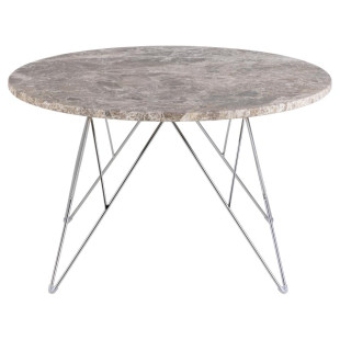 Stolik Actona Prunus | Marmurowy blat, 80cm | Elegancki design