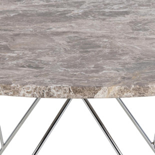 Stolik Actona Prunus | Marmurowy blat, 80cm | Elegancki design