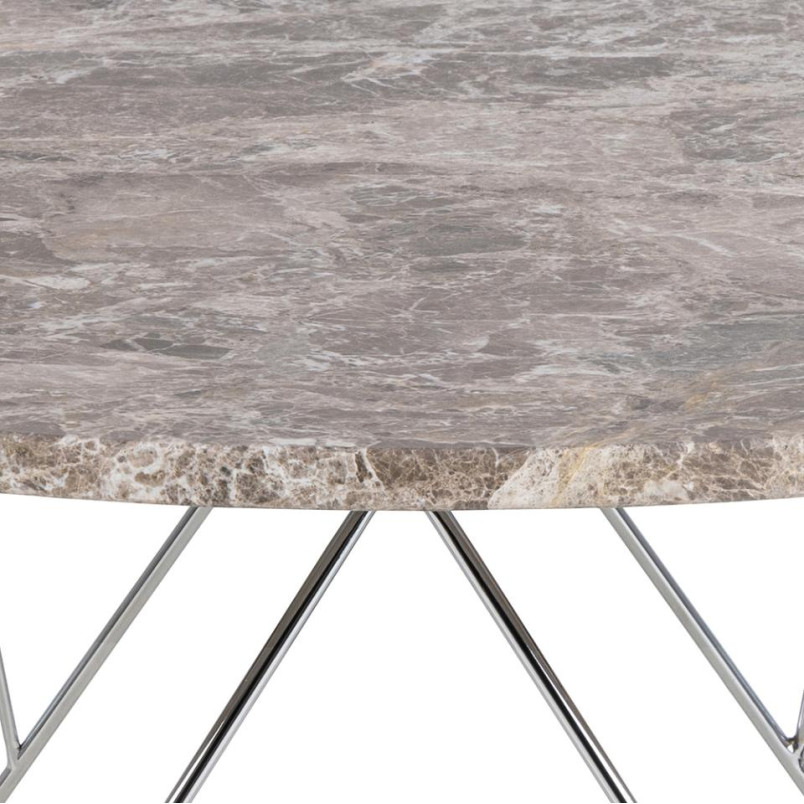 Stolik Actona Prunus | Marmurowy blat, 80cm | Elegancki design