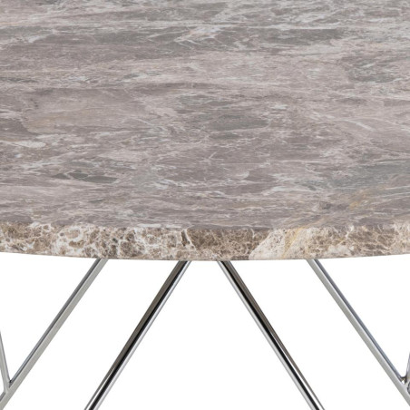 Stolik Actona Prunus | Marmurowy blat, 80cm | Elegancki design
