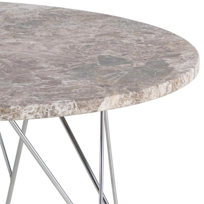 Stolik Actona Prunus | Marmurowy blat, 80cm | Elegancki design