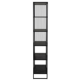 Regał loft Actona Strington 85x185cm czarny - Stylowe przechowywanie