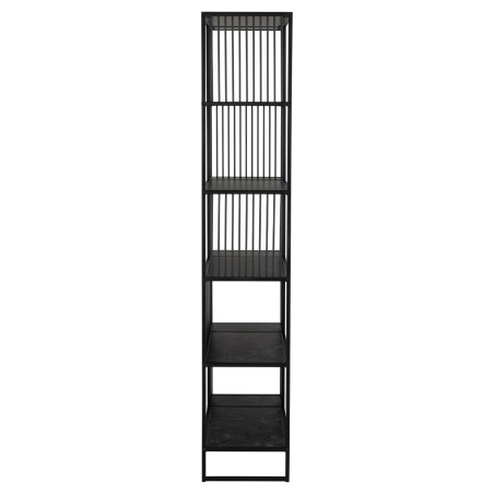Regał loft Actona Strington 85x185cm czarny - Stylowe przechowywanie