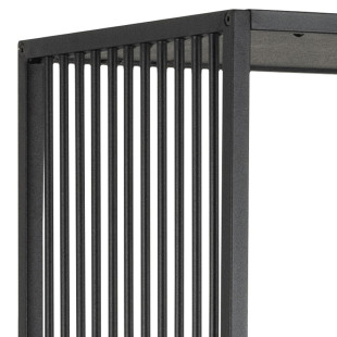 Regał loft Actona Strington 85x185cm czarny - Stylowe przechowywanie