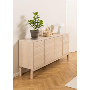 Komoda Actona Linley | Skandynawska, dąb bielony 180x80cm