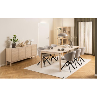 Komoda Actona Linley | Skandynawska, dąb bielony 180x80cm