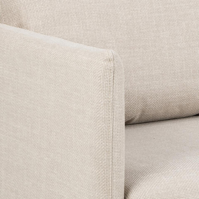 Sofa narożna Milly Actona | Beżowa, drewniane nóżki | Komfort i styl