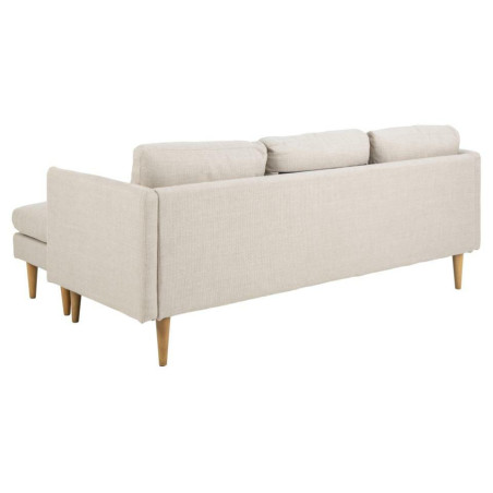 Sofa narożna Milly Actona | Beżowa, drewniane nóżki | Komfort i styl