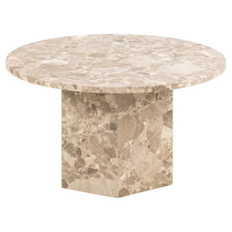 Stolik okrągły marmurowy Actona Naxos 80cm - Elegancki Design