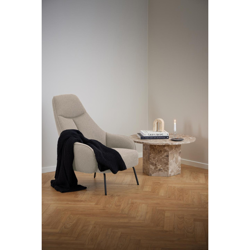 Stolik okrągły marmurowy Actona Naxos 80cm - Elegancki Design