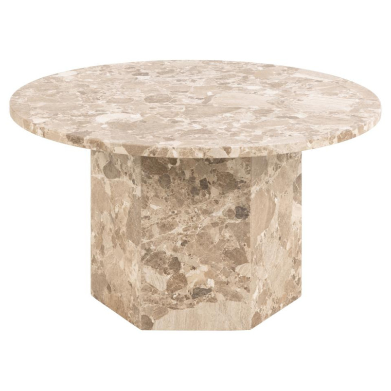 Stolik okrągły marmurowy Actona Naxos 80cm - Elegancki Design
