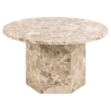 Stolik okrągły marmurowy Actona Naxos 80cm - Elegancki Design