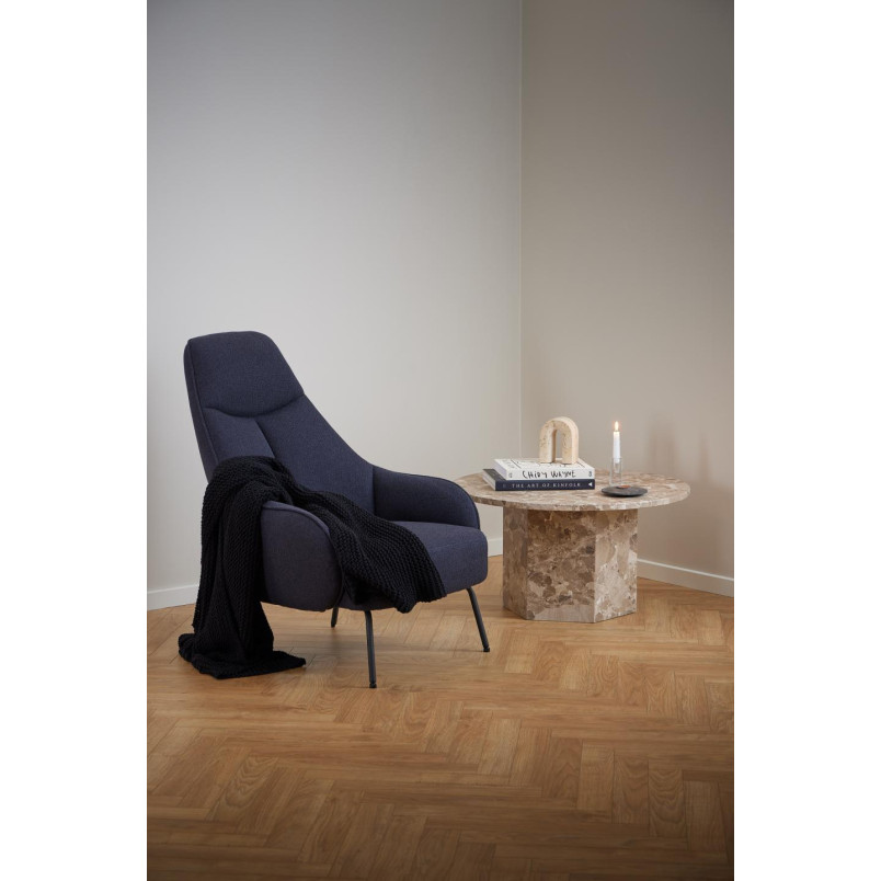 Stolik okrągły marmurowy Actona Naxos 80cm - Elegancki Design