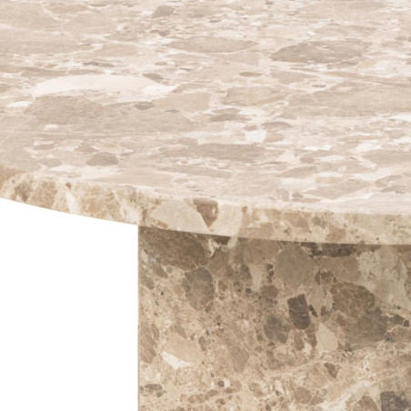 Stolik okrągły marmurowy Actona Naxos 80cm - Elegancki Design