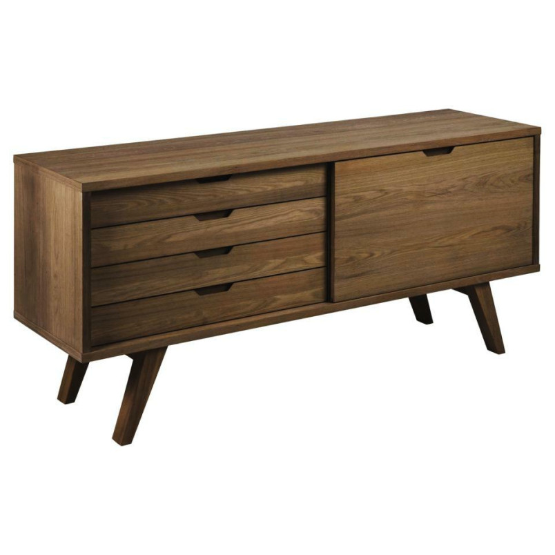 Komoda Actona A-line | 160x72cm | Dąb Dymiony - Skandynawski Design