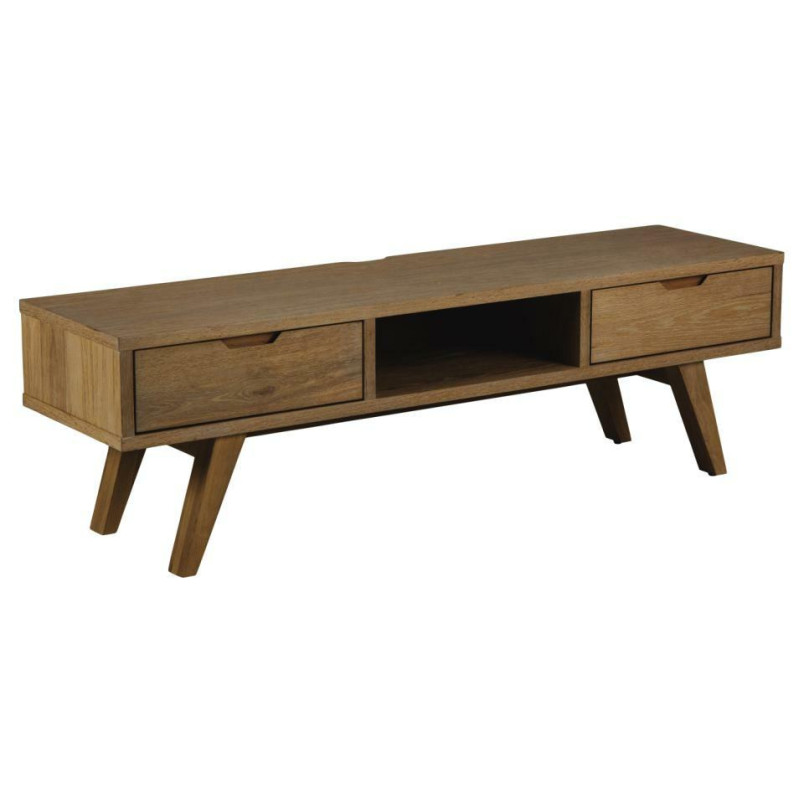 Szafka RTV Actona | Dąb Dymiony 150x45cm | Skandynawski Design