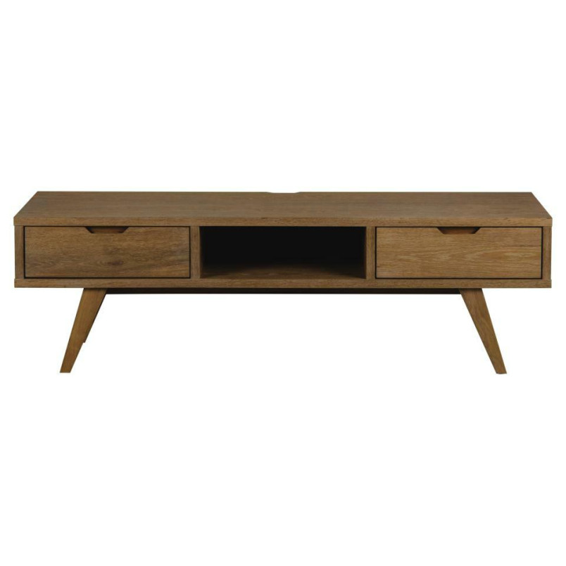 Szafka RTV Actona | Dąb Dymiony 150x45cm | Skandynawski Design