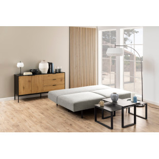 Sofa Actona Malling szara z funkcją spania - Skandynawski design
