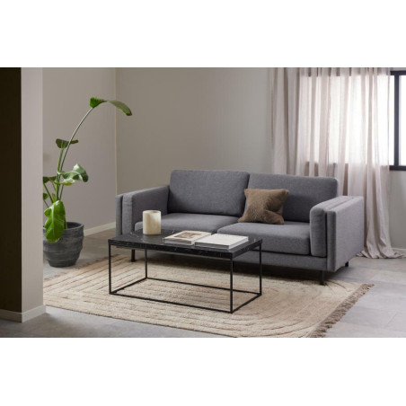 Stolik Barossa 110x55 czarny Actona | Elegancki design