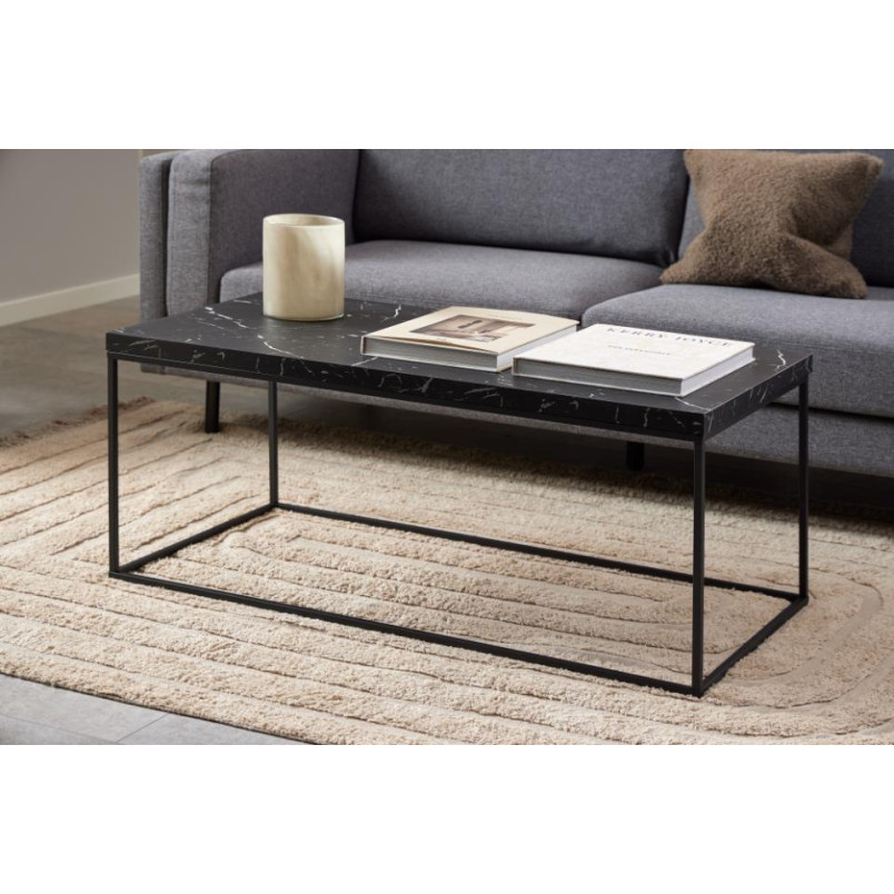 Stolik Barossa 110x55 czarny Actona | Elegancki design