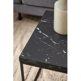 Stolik Barossa 110x55 czarny Actona | Elegancki design