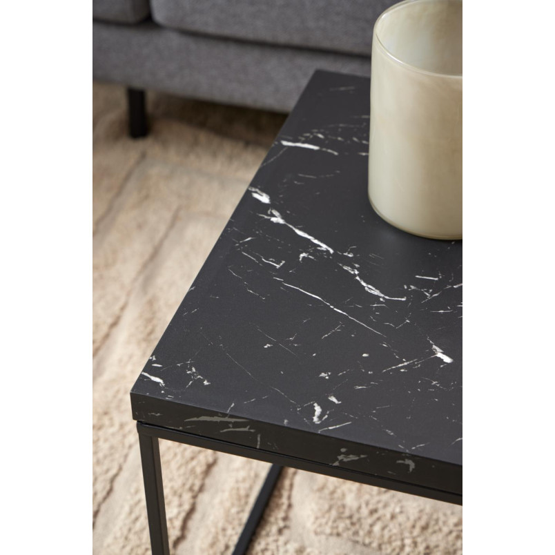 Stolik Barossa 110x55 czarny Actona | Elegancki design