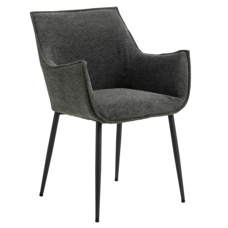 Fotel tapicerowany Bonita szary Actona | Komfortowy design