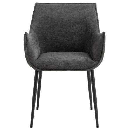 Fotel tapicerowany Bonita szary Actona | Komfortowy design