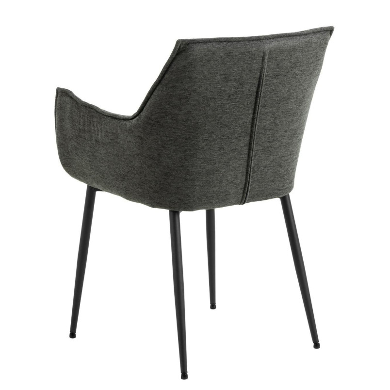 Fotel tapicerowany Bonita szary Actona | Komfortowy design