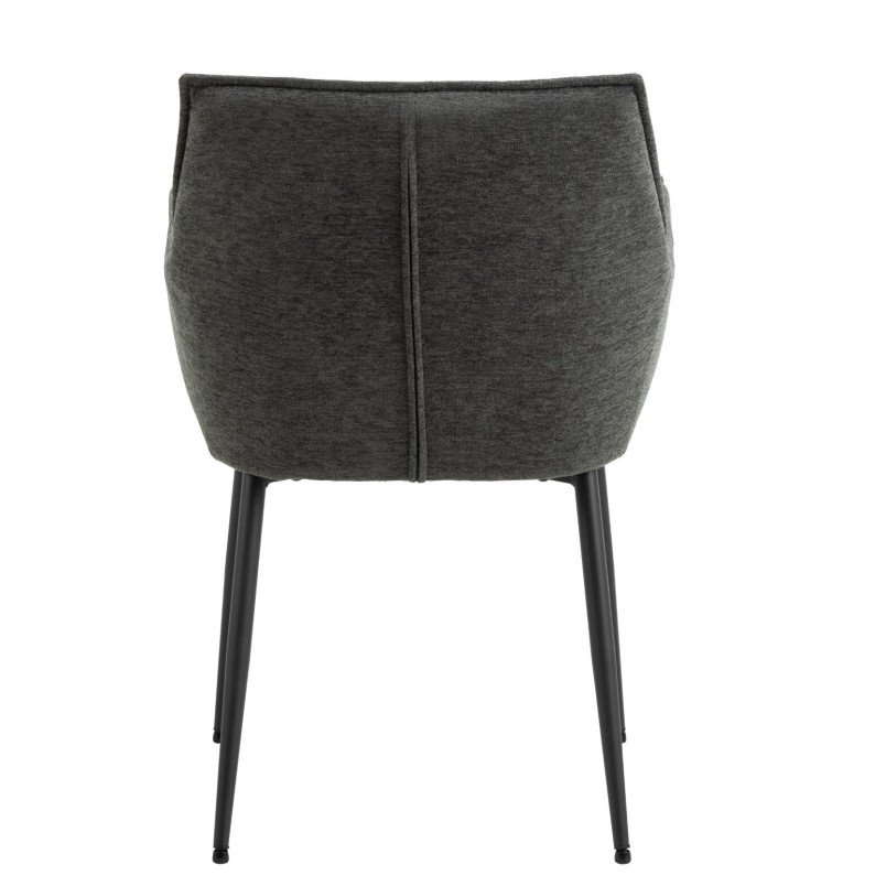 Fotel tapicerowany Bonita szary Actona | Komfortowy design
