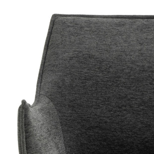 Fotel tapicerowany Bonita szary Actona | Komfortowy design