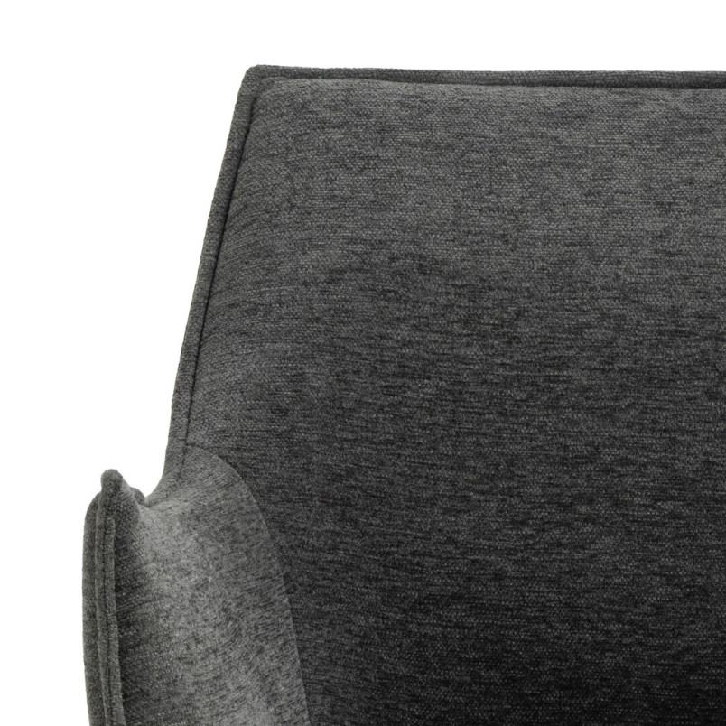 Fotel tapicerowany Bonita szary Actona | Komfortowy design