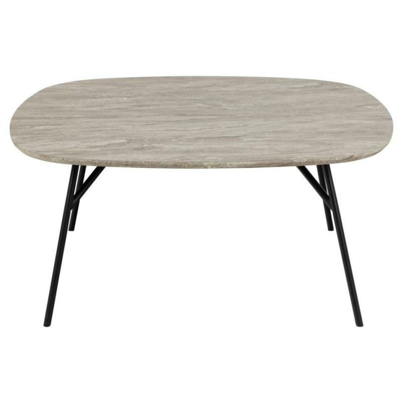 Stolik kawowy Caracas Actona | Szary marmur 90x90cm - Kup Teraz!