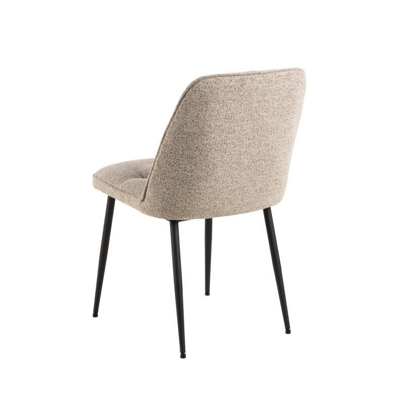 Krzesło pikowane Brooke beżowe Actona - Stylowy design | Sklep z meblami
