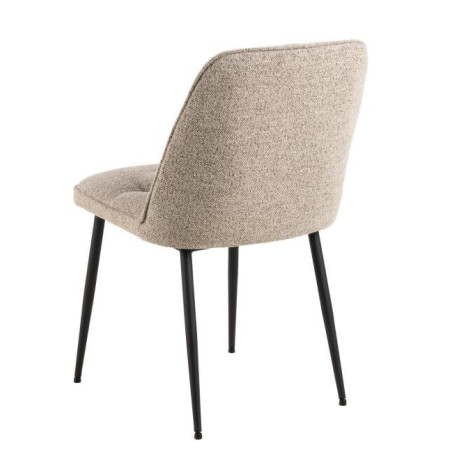 Krzesło pikowane Brooke beżowe Actona - Stylowy design | Sklep z meblami