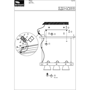 Lampa Wisząca Industrialna Brilliant Plow III | Drewno i Stal